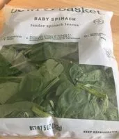 Mängden socker i Baby spinach
