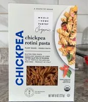 Mängden socker i Chickpea rotini pasta