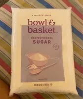 Mängden socker i confectioners sugar