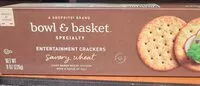Mängden socker i Savory wheat crackers