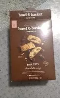 Mängden socker i Bowl and basket biscotti