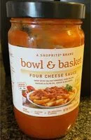 Mängden socker i Bowl and basket four cheese sauce