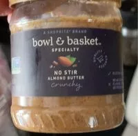 Mängden socker i Bowl and Basket no stir Almond Butter