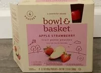 Mängden socker i apple strawberry fruit purée pouches