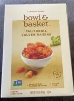 Mängden socker i California Golden Raisins