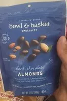 Mängden socker i Dark chocolate almonds