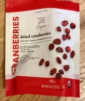 Mängden socker i Dried Cranberries