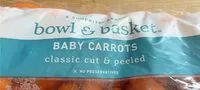 Mängden socker i Bowl & Basket baby carrots