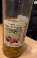 Mängden socker i Bowl and basket salad olives