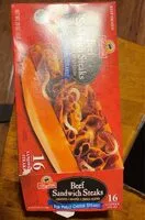 Mängden socker i Beef Sandwhich Steaks