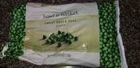 Mängden socker i Sweet green peas