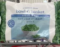 Mängden socker i Cut leaf spinach