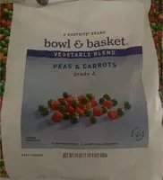 Mängden socker i Peas and carrots