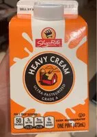 Mängden socker i Heavy cream
