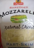 Mängden socker i Shredded Mozzarella Part-Skim Low Moisture