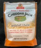 Mängden socker i Finely Shredded Cheddar Jack