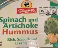 Mängden socker i Spinch & Artichoke Hummus