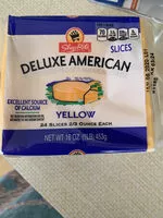 Mängden socker i Deluxe American Cheese Slices