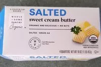 Mängden socker i Salted sweet cream butter