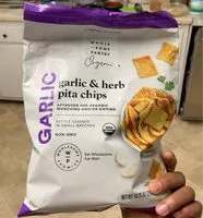 Mängden socker i Garlic and herb pita chips