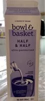 Mängden socker i Bowl & Basket: Ultra-Pasteurized Half & Half