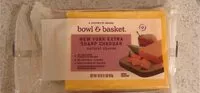 Mängden socker i Bowl and Basket New York Extra Sharp Cheddar