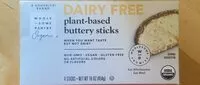 Mängden socker i Dairy free plant based buttery sticks