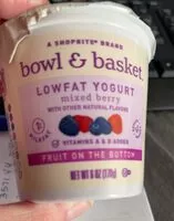 Mängden socker i Lowfat mixed berry yogurt