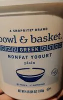 Mängden socker i Nonfat Plain Yogurt