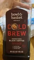 Mängden socker i Cold Brew Unsweetened Black Coffee
