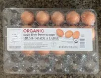 Mängden socker i Organic Cage Free Brown Eggs