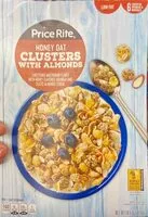 Mängden socker i Honey Oat Clusters with Almonds
