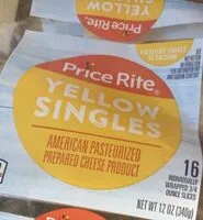 Mängden socker i Yellow singles cheese
