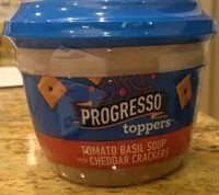 Mängden socker i Progresso Tomato Basil Soup With Cheddar Crackers