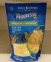 Mängden socker i Broccoli cheddar soup mix