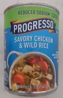 Mängden socker i Reduced Sodium Savory Chicken & Wild Rice Soup