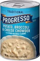 Mängden socker i Gluten free traditional potato broccoli cheese chowder soup