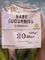 Mängden socker i Baby cucumber