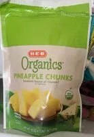 Mängden socker i Organic pineapple chunks