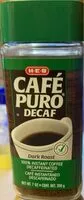 Mängden socker i Cafe Puro Decaf