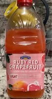 Mängden socker i Ruby red grapefruit cocktail blend from concentrate light