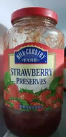 Mängden socker i strawberry preserves