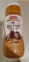 Mängden socker i Hazelnut Real Dairy Coffee Creamer