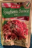 Mängden socker i Spaghetti sauce mix