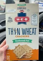 Mängden socker i Thin wheater crackers reduced fat