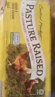Mängden socker i Pasture Raised Grade A brown Eggs by Central Market H-E-B