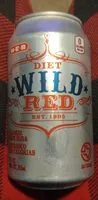 Mängden socker i Diet Wild Red
