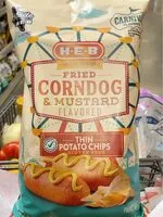 Mängden socker i Fried Corn Dog and Mustard