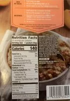 Mängden socker i peaches & cream oatmeal