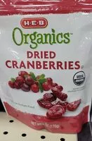 Mängden socker i Dried cranberries